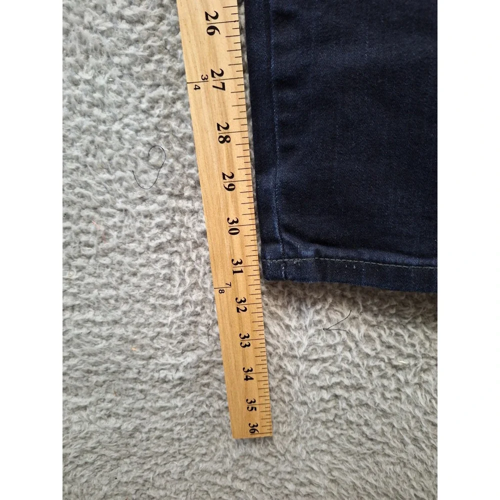 Lee Jeans Womens 16W Long (Fits W37xL31) Blue Relaxed Fit Straight‎ Leg Mid Rise